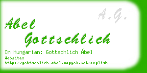 abel gottschlich business card